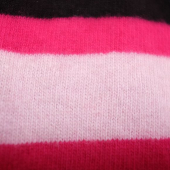 COPY - Italian black pink merino wool stripes jumper sweater - Picture 7 of 10